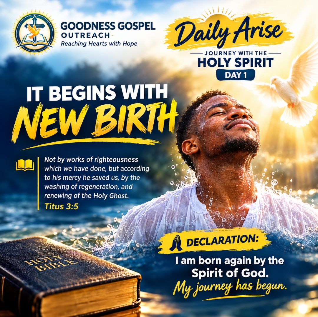 It Begins with New Birth